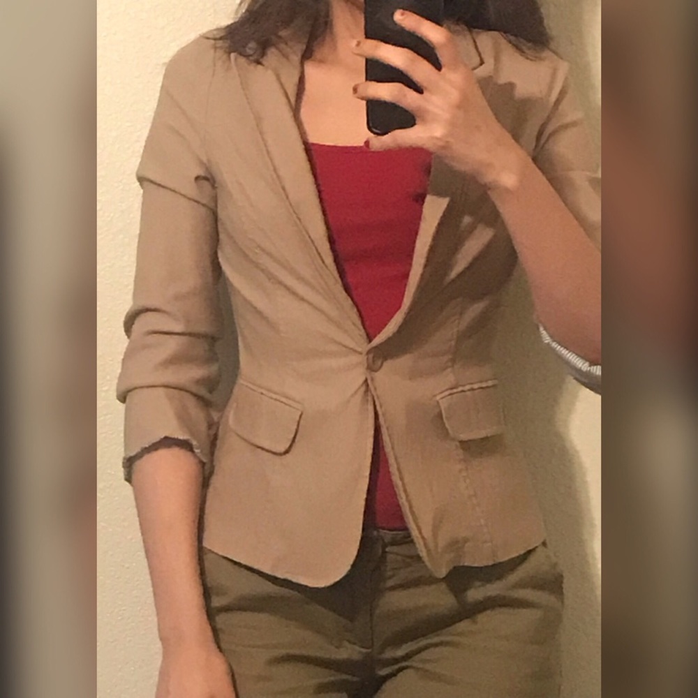 Khaki blazer